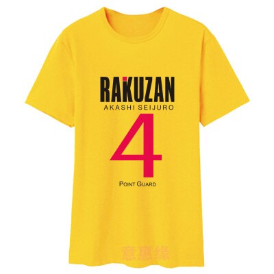 Neues Kuroko Basketball Cosplay T-Shirt Kuroko no Basuke Akashi Seijuro Kise Ryota Baumwolle Herren T-Shirt Anime Tops T-Shirts