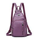 Damen Mode Rucksäcke Schulter Schultaschen für Mädchen im Teenageralter Preppy Style Sackpack PU Leder Rucksack Damen Rucksack