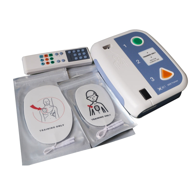 XFT-120C+ Dispositivo de primeros auxilios AED Trainer Desfibrilador externo automático Entrenamiento de RCP de emergencia Enseñanza Varios idiomas Elija