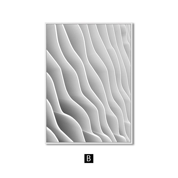 Abstract Art Black White building Wall Art Canvas Painting Modern Home Decor Posters and Prints Wall Pictures for Living Room