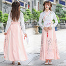 Hanfu Mulheres Damen Pflaume Hanfu Kostüm Kleid Feenrock Frisch und elegant Huaqing Pavillon Hanfu Kleidung im chinesischen Stil