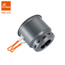 Utensilios de cocina de arce fuego, juego de ollas para acampar, intercambiador de calor plegable para acampar al aire libre, aleación de aluminio para 2-3 personas, FMC-218