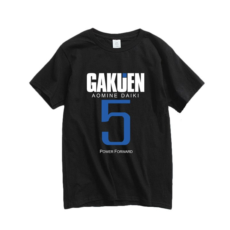 Neues Kuroko Basketball Cosplay T-Shirt Kuroko no Basuke Akashi Seijuro Kise Ryota Baumwolle Herren T-Shirt Anime Tops T-Shirts