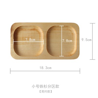 Japan Style Wood Desserts Plate Eco Natural Creative Fruits Cutting Boards No Paint Food Serving Trays Sushi Plates Tableware