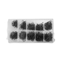 GUGUFISH 500pcs/box High Carbon Steel Barbed hooks Fishing Hook 10 Size #3-#12 Fishhooks Pack Carp Fishing Tackle pesca