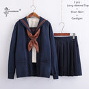 Japanische Schuluniformen Anime COS Matrosenanzug Jk Uniformen College Mittelschuluniform für Mädchen Studenten hellgelbes Kostüm