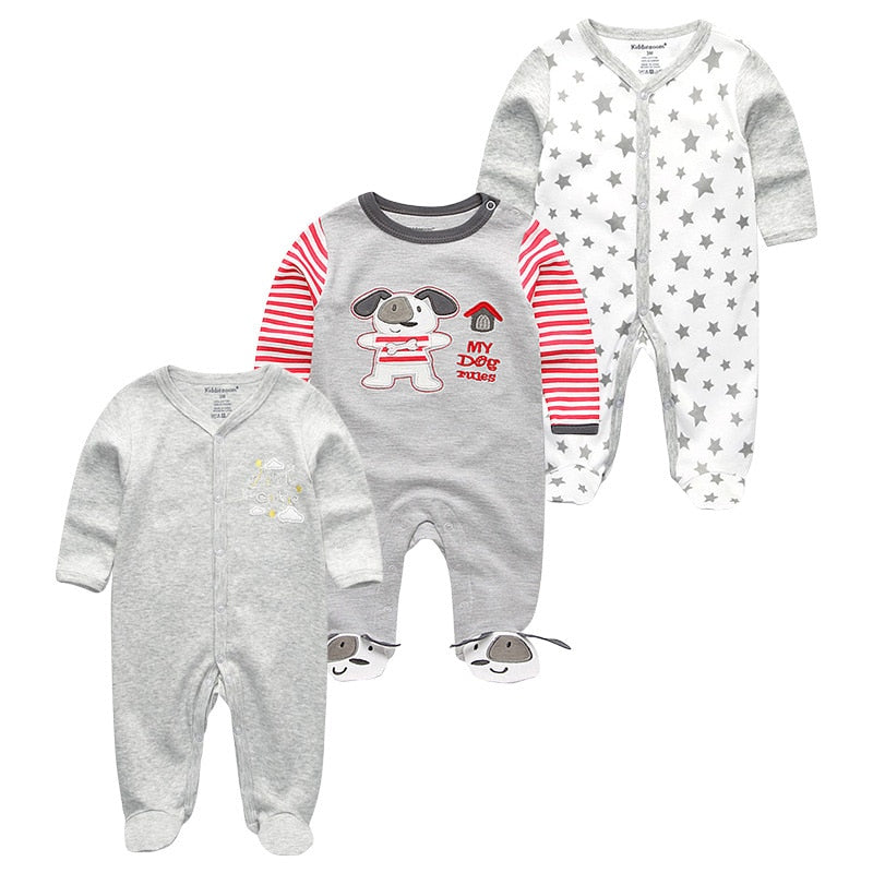 2022 Baby Boy Clothes Sets Autumn Bodysuits Girls Clothing 0-12M Cotton Baby Girl Clothes Newborn Ropa bebe Long Sleeve Winter