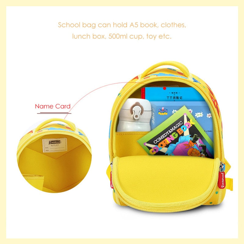 2022 New Dinosaur Kids School Bags For Boys Kindergarten School Backpacks for Girls Creative Animals Kids Bag Mochila Infantil