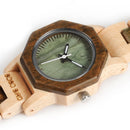 BOBO BIRD M25 Reloj de madera para mujer Movimiento de cuarzo de lujo Reloj de pulsera ligero para mujer Relojes de mujer con caja de regalo