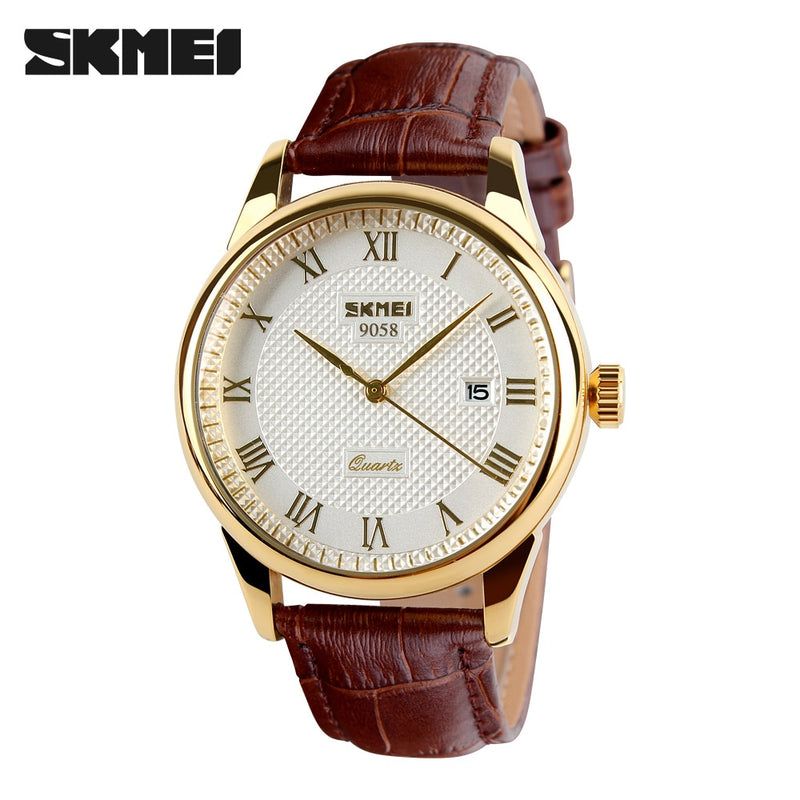 Mens Watches Top Brand Luxury Quartz Watch Skmei Fashion Casual Business Wristwatches Waterproof Male Watch Relogio Masculino