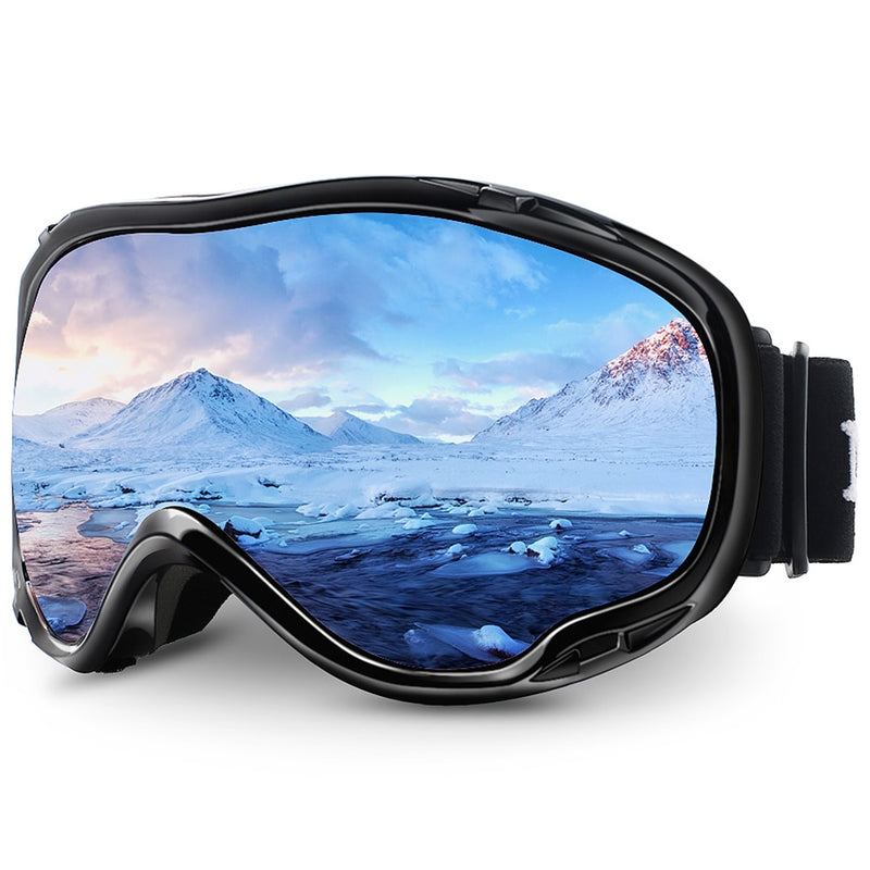 MAXJULI Skibrille UV-Schutz Anti-Fog Schneebrille für Herren Damen Jugend M1