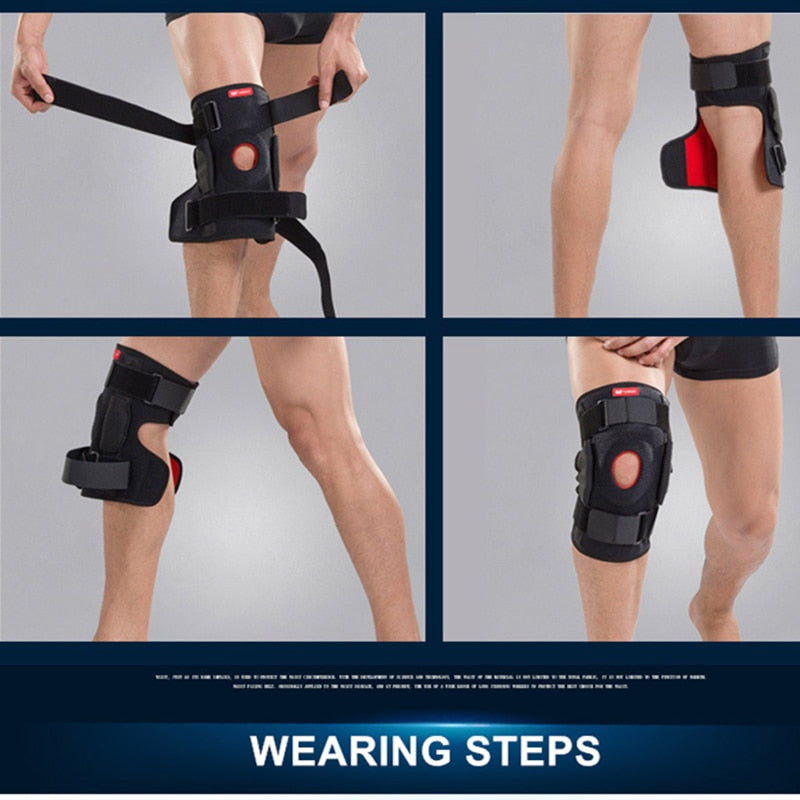1 rodillera ortopédica, rodillera, soporte para el dolor articular, Protector de rótula, rodillera deportiva ajustable, ligamento de menisco
