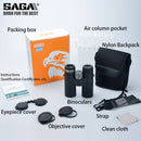 Saga High Definition Fernglas 8X42 10X42 ED Objektiv Camping Jagd Scopes Großes Okular Teleskop Professionelles Fernglas Hd