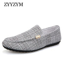 ZYYZYM Männer Freizeitschuhe 2021 Frühling Sommer Männer Müßiggänger Neue Slip On Leichte Leinwand Jugend Männer Schuhe Atmungsaktive Mode Flache Schuhe