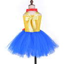 Toy Woody Jessie Cowgirl Mädchen Tutu Kleid mit Hut Schal Set Outfit Fancy Tüll Mädchen Geburtstag Party Kleid Kinder Halloween Kostüm
