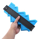 Contour Gauge 5/10inch Profile Copy Gauge Ruler Metric Inch Marking Gauge Shape Duplicator Tiling Laminate Tiles Measuring Tools