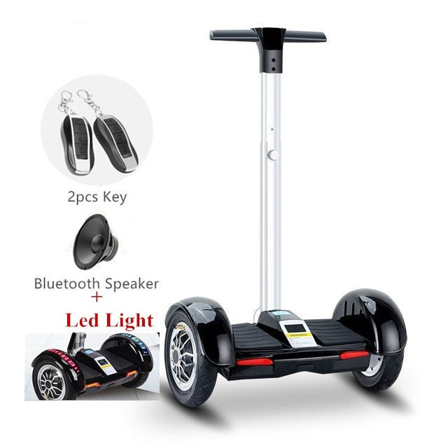 Hoverboard 10 Zoll 2 Räder Smart Balance Scooter Schwebebrett Stehendes intelligentes Rad Motorisierter großer Reifen für Erwachsene UL2272 Authentifizieren