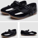 1 2 3 4 5 6 7T Neue Baby Mädchen Lederschuhe Blume Kinder Schuhe Prinzessin Cocktail Party Schuhe Für Baby Mädchen Hochzeitskleid Schuhe