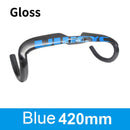 Manillar de bicicleta de carretera ULLICYC mate/brillante manillar de carbono completo cable interno manillar de bicicleta de carbono 31,8*400/420/440mm WB240