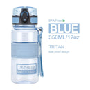 UZSPACE Sportwasserflasche Kids Tour Kunststoff Wasserkocher Tragbar Auslaufsicher Kinder My Favourite Drink Bottle 350ml Tritan BPA Free