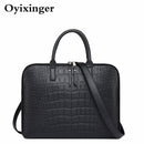 2022 frauen Büro Handtasche Weibliche Leder Umhängetasche Damen Handtaschen Für Frauen Business Aktentaschen Mädchen Laptop Bolsos Mujer