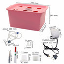 6-Loch-Anlagenstandort Hydrokultursystem Indoor-Gartenschrank Box Growkit Bubble Garden Pots Planter Nursery Pot 220V / 110V 1 Set