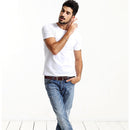 Coolerfire Echtledergürtel für Herren Marke Herren Dornschließe Jeans Cowboy Herren Gürtel Luxus Designer Hochwertiger Ledergürtel