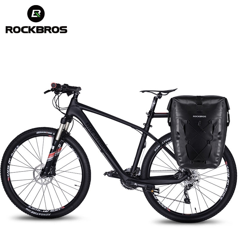 ROCKBROS Fahrradtasche Wasserdichte Fahrrad Gepäckträgertasche Hecksitz Gepäckträgertasche 27L Big Basket Case MTB Fahrradzubehör