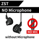 KZ ZST Bluetooth-Kopfhörer 1DD+1BA Driver Dynamic &amp; Armature in Ear Monitors Noise Isolating HiFi Music Sports Earbuds Headset
