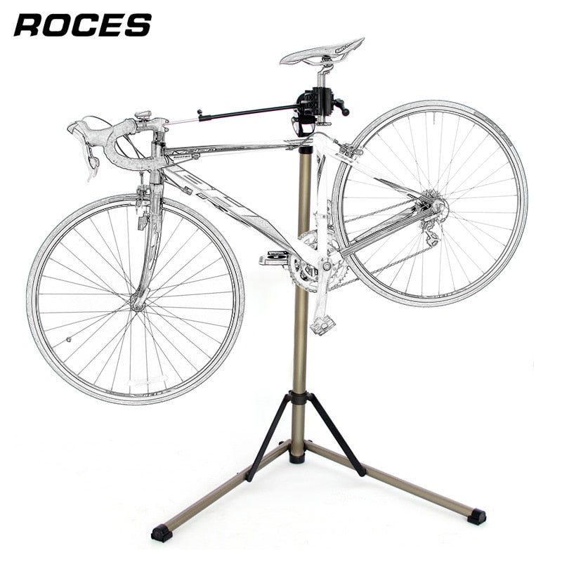 Soporte de bicicleta plegable ajustable, soporte profesional de reparación de bicicletas de aleación de aluminio, herramientas profesionales de reparación de bicicletas, bicicleta de ciclismo H