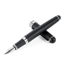 Luxusmarke Jinhao X750 Silber Edelstahl Füllfederhalter Medium 18KGP Feder Schule Büro Name Tintenstifte Geschenk Schreibwaren
