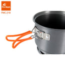 Utensilios de cocina de arce fuego, juego de ollas para acampar, intercambiador de calor plegable para acampar al aire libre, aleación de aluminio para 2-3 personas, FMC-218