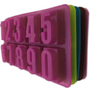 1 STÜCK Silikon Zahlen Schokoladenform Kekse Kalte 3D Digitale Form Fondant Kuchen Backen Gelee Süßigkeiten Gebäck DIY Dekorationswerkzeuge