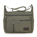 Männer Leinwand Umhängetasche Multifunktions Lässige Reise Umhängetaschen Vintage Solide Reißverschluss Männer Messenger Handtaschen mit Griff oben