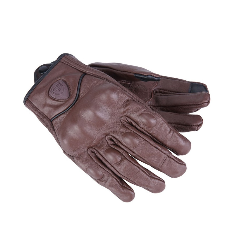 Nordson Retro Motorcycle Gloves Men Leather Waterproof Winter Touch Screen Motocross Gloves Full Finger Motorbike Moto gloves