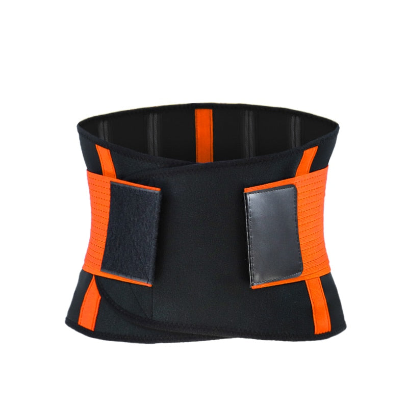 Adjustable Waist Back Support Waist Trainer Trimmer Belt Sweat Utility Belt for Sport Gym Fitness Weightlifting Tummy Slim Belts