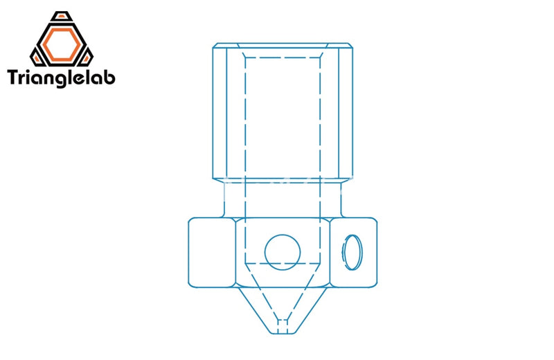 Trianglelab, boquilla V6 de alta calidad para impresoras 3D hotend, 4 unids/lote, boquilla de impresora 3D para extrusora v6 hotend prusa i3 mk3