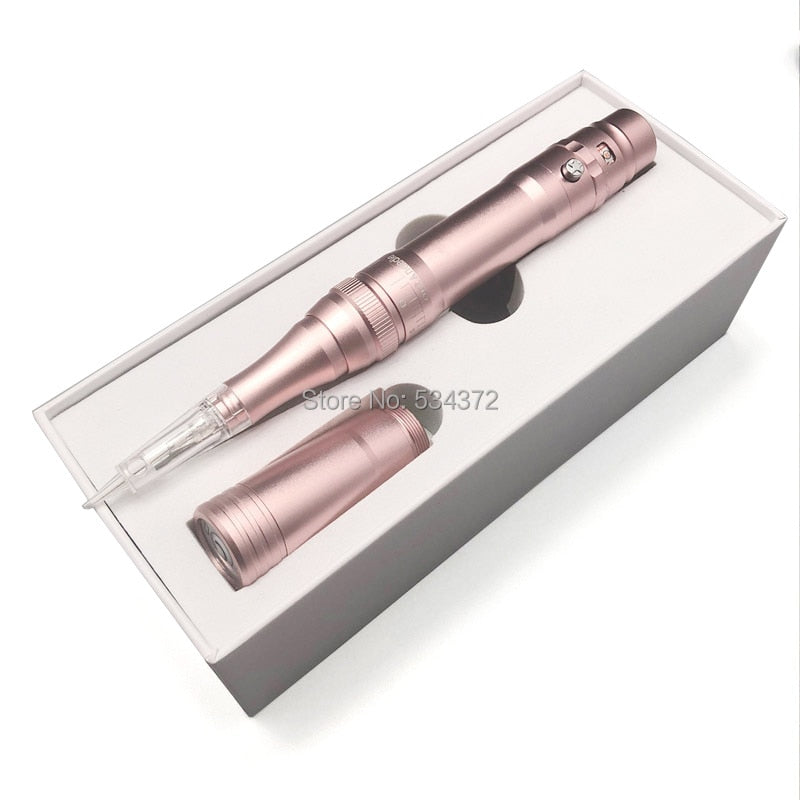 Rose Gold Professional Wireless Permanent Makeup Machine Pen Beauty Eyebrow Tattoo Machine