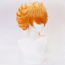 Emma Cosplay Wig Anime Yakusoku no Neverland The Promised Neverland 63194 Orange Heat Resistant Synthetic Hair Wigs + Wig Cap