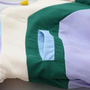 Flectit Frauen Gefütterte Bomberjacke mit dickem Steppfutter Pastell Windbreaker Japanische Mädchen Harajuku Stil *