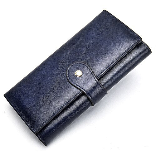 Westal Damen Geldbörse Luxus echtes Leder Damen Geldbörse Damen Geldbörse Leder Damen Geldbörsen Münzen und Karten Geldbörsen Clutch Bag