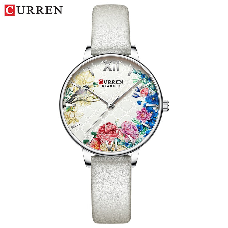 Women Watches CURREN Black Clock Stainless Steel Mesh Quartz Wristwatch Female Casual Charm Watch for Ladies relogios feminino