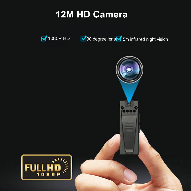 Mini WiFi Camera HD 1080P Sensor Night Vision Camcorder Motion DVR Micro Camera Sport DV Video Wireless Small Camera Clip cam