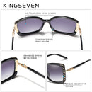 KINGSEVEN 2021 Damenmode Marke Designer Polarisierte Sonnenbrille Schmetterling Rahmen Sommer Gradient Lens Sonnenbrille Retro 7215