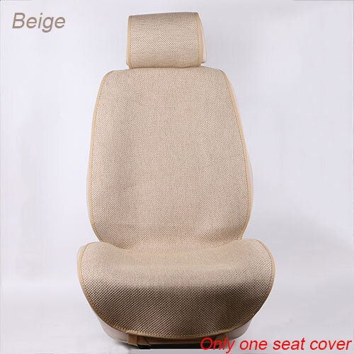 Slim Design Front Car Seat Covers/Universal linen seat cushion cover protection Auto Seat Fit Interior Accessories