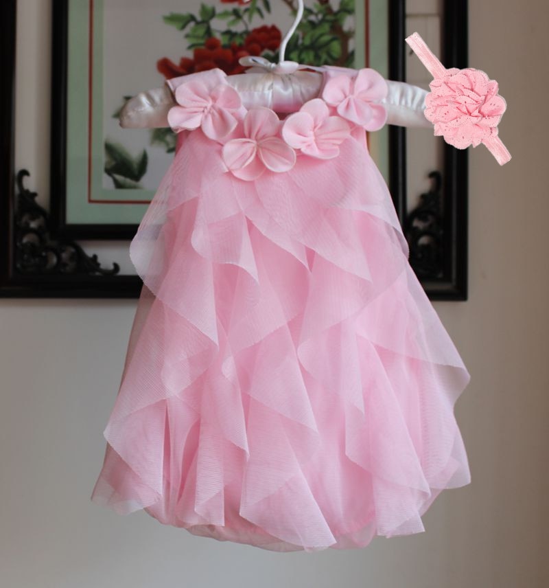 Blumen Kinder Mädchen Kleid Kleinkind Infant Party Sommer Chiffon Kleider Prinzessin Baby Kleidung 2 Jahre