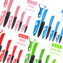 Venta caliente Timhome Zirconia 3 "4" 5 "6" Juego de cuchillos de cerámica Cuchillo con cubiertas Cuchillo de cocina Herramientas de pelado