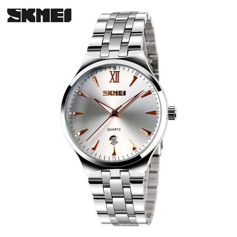 SKMEI Mode Damen Sportuhren Frauen Quarzuhr 3Bar Wasserdichte Weibliche Armbanduhren Kalender Relogio Feminino Uhr 9071