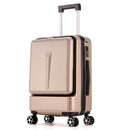 Letrend New Fashion 24 Zoll Fronttasche Rollgepäck Trolley Passwortbox 20' Boarding Koffer Frauen Reisetasche Trunk