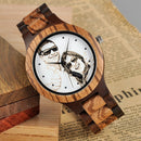 BOBO BIRD Personal Photo Print Customized Logo Wood Watch with Gift Box Relogio Feminino Masculino Unque Creative Cool Stlye